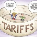 tariff (태러프, 관세, (관세를) 때리뿌) 어원 이미지