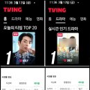 오늘 시청률 tving/닐슨 모두 1위입니다 이미지