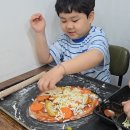 어린이 미술 | 대구 어린이 체험 예약 없이 바로 가능한 미르엘과자점 피자 케이크만들기 후기