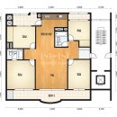 그린타운 금호,한양아파트 | 부천인테리어 그린타운 금호한양아파트 오로라 리넨크림, 풍산마루 오크트리