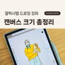 디지털드로잉과 굿즈 제작 | 갤럭시탭 드로잉 클래스 : 디지털 드로잉 캔버스 사이즈 총정리! 인스타, 굿즈, 이모티콘까지