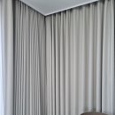 송도 자이크리스탈오션 아파트 / 화이트 차르르 쉬폰 커튼 + 친환경 생활 암막커튼 시공 후기 (그린창커튼)