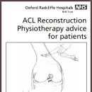 ＜나눔자료-2012-07-31＞ ACL Reconstruction physiotherapy : 전방십자인대 재건술 재활어드바이스 이미지