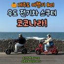 커피스쿠터 | 제주 우도, 코코나라 전기차 스쿠터 타고 여행 후기!