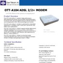 ADSL System-24, 48, 120 port. MODEM 이미지