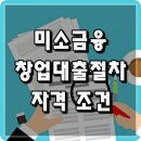 동포무도장 | 미소금융 창업대출 절차 및 후기