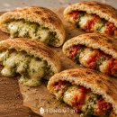 꼼꼼한한끼 | 정미소 피타브레드 샌드위치 바질토마토치즈 후기: 간편하고 맛있는 한 끼!