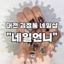 1793 | [대전네일] 괴정동네일 고급스럽고 화려한 네일 "네일언니" 젤 네일 후기!