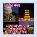 왕기초 중국어 (야간) | 부여 백제문화단지 야간개장 후기｜입장료·운영시간·아이랑 가볼만한 곳 완전정리