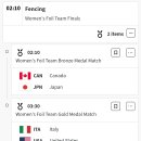 [펜싱] 여자 플뢰레 단체전, 미국과 이탈리아가 결승전에 진출 이미지