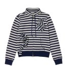 눈길을 사로잡는 유니크한 스트라이프 집업, 내돈내산 솔직 리뷰 OPEN YY APPLIQUÉ ZIPUP JACKET