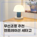 디자인엔트 | 무선조명 추천 엔트레이션 세타고 후기, 버섯조명 침실 무드등으로 딱 좋아요