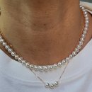 조은유통 | 조은진주 일본 타사키 쁘띠 비드 한줄이 두줄이 되는...6미리 비드와 서비스 5.5-6미리 관통체인세트 후기