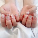 꽃나비 네일 이미지