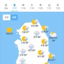 ＜오늘의 날씨 🌞☔️☃️＞ 2023년 7월 17일 월요일 이미지