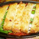 김치찌개와 돈까스 이미지