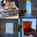 씨유 안목커피거리점 | 강릉카페거리 안목해변 커피거리 산토리니커피 강릉 오션뷰 카페 추천