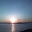 다대포의 저녁노을 이미지