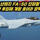 KAI, "단좌형 FA-50 전투기" 내년까지 개발~? 벌써 수백억 투입해 극비 개발 중~!! 이미지