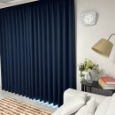 홈패션 | 13. 광명 - 네이비 암막 맞춤커튼 샤인홈패션 시공 후기 / 내돈내산