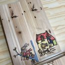 가죽버닝 시계 만들기 이미지