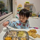 이편한뜰어린이집 | 어린이집 수족구 유행 속 31개월 아기 일상｜면역 챙기는 유아식 반찬 팽이버섯전