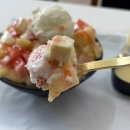 (주)남한강마트충주점 | 충주 빙수 맛집 모모 충주 본점, 복숭아 가득한 생과일빙수 후기
