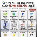 G20 국가별 시총 1위 기업 이미지