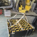 현대밧데리 | 김포 현대 전동지게차 새 밧데리 교환 후기