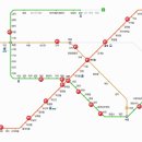 ＜단월드 부산 지하철 노선표＞ 부산지하철노선표(&amp;단월드 지하철노선표) 이미지