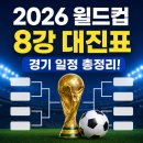 2026 월드컵 8강 대진표와 4강 경기 일정 모음