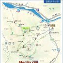 검봉, 봉화산 등산 안내도 이미지
