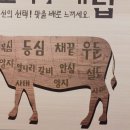 쇠고기, 돼지고기 부위별 명칭 이미지