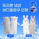 피부에 닿는 순간 -7.9°c ⬇️듀라론 냉감 시원한 인형베개 이미지