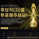 제 43회 청룡영화상 후보작(자) 투표안내 이미지