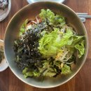 군산 백엄마팥칼국수에서 뜨끈한 김치수제비에 비빔밥 한숟가락