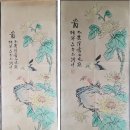 당인 唐寅(1470~1523) "菊" 화조도 34*112 지본채색 이미지