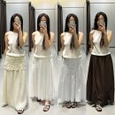 712 | [ZARA 자라 스커트 추천] 156 키작녀가 직접 입어본 현실 후기 (화이트 • 브라운 봄 여름 스커트)