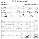 Joy in the morning / Joy, there'll be joy (Natalie Sleeth, SATB) [MCC] 이미지