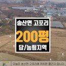 송산그린시티 인근 고포리 200평 시간대비 확실한 투자! 이미지
