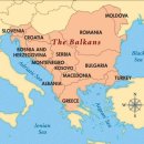 발칸반도 지도, 세르비아, 몬테네그로, 슬로베니아, 크로아티아, 보스니아(헤르체고비나),코소보,북마케도니아, 이미지