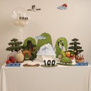 평화떡방 | 셀프 백일상 대여 & 준비ㅣ미디엄테이블, 율고떡방, 소메르 홈파티, 촬영팁