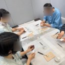 [서울 양천] 한방병원 힐링프로그램 | 심리치유 바다유리 석고방향제 만들기 다회차 수업 출강 후기 우드랩
