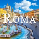 FLYING OVER ROMA, ITALY (4K UHD) - Relaxing Music Along With Beautiful Natu 이미지