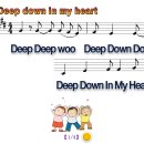 [PPT악보] Deep Deep Down / Deep Deep Woo Deep Down [영문악보, E키] 이미지
