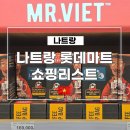 중로(보)2-1-11 | 나트랑 롯데마트 쇼핑리스트 베트남 여행 11회차의 가격 포함 후기