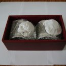 선물용주석 뚜껑머그잔 2P 판매합니다.(완전새것) 이미지