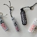 위드마롱 | 트윙클 립파우치 코바늘로 뜨는 메탈실 미니 파우치 립스틱 케이스 자투리실 활용하기
