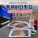 오징어바다회 | 강릉중앙시장맛집 동해바다횟집 도다리회+오징어세트 포장 후기