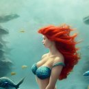 인어공주 이미지